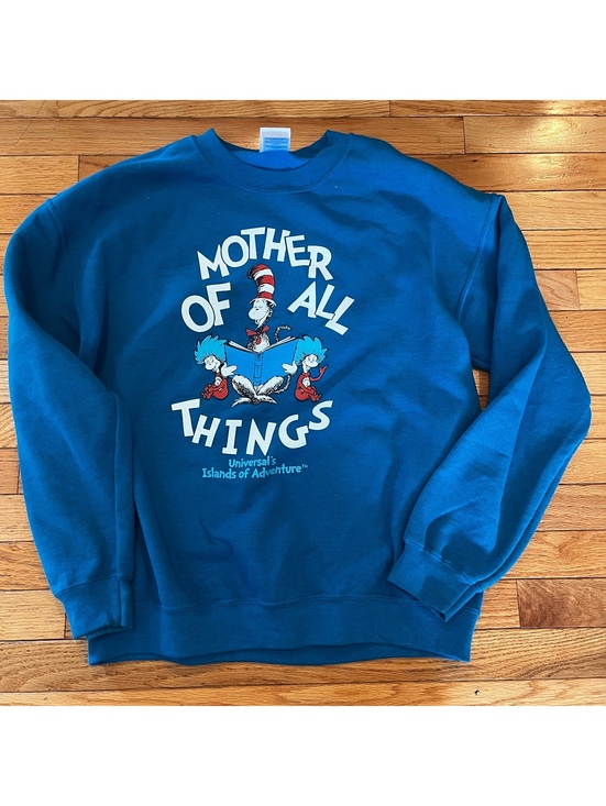 Tops - Universal Studios Dr. Seuss "Mother of All Things" Blue Sweatshirt
